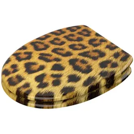 Sanilo WC-Sitz Leopardenfell Braun