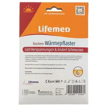 Lifemed Nacken-Wärmepflaster 23 cm x 9 cm weiß 1 St.