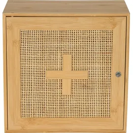 Wenko Medizinschrank Allegre aus Bambus und Rattan, braun