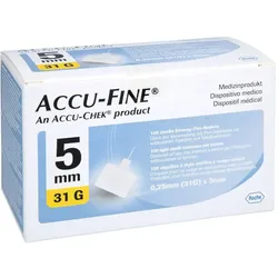 Accu Fine sterile Nadeln f.Insulinpens 5mm 31G