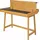WoodMan Schreibtisch Brompton Eiche massiv / Braun