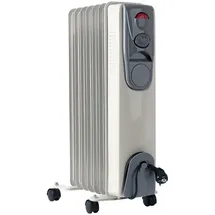 Hotserie Ölradiator 1500 W Beige/Weiß