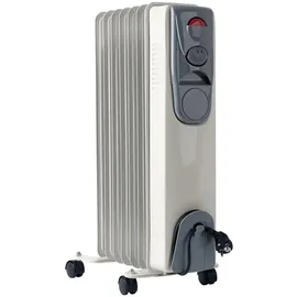 Hotserie Ölradiator 1500 W Beige/Weiß