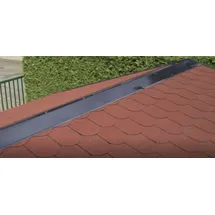 4 Home and Garden Aluminium Firstabdeckung für Satteldächer anthrazit (1 Stück á 2 m)