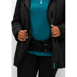 sheego Funktionsjacke in schwarz | Gr.: 46