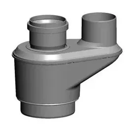 WOLF-Garten Anschluss-Adapter C53 DN 60/100 2xDN80