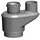 WOLF-Garten Anschluss-Adapter C53 DN 60/100 2xDN80