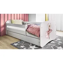 raumhirsch furniture Kinderbett 80 x 180 cm Holzwerkstoff weiß