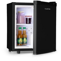 Klarstein Table Top Kühlschrank HEA6-SilentCool-BL 10033055A, 47.5 cm hoch, 42 cm breit, Hausbar Minikühlschrank ohne Gefrierfach klein Kühlschrank Getränke schwarz
