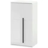 furn.design Bad-Hängeschrank, Weiß Hochglanz, Kunststoff, Nachbildung, 2 Fächer, 45x85x30 cm, FSC 100%, Badezimmer, Badezimmerschränke, Hängeschränke