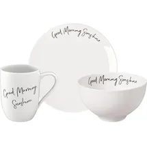 Villeroy & Boch Statement Frühstücks-Set 3-tlg. weiß