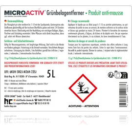 microactiv® Steinreiniger Grünbelag-Entferner Konzentrat 10 l