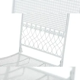 CLP Kiran Gartenstuhl 41 x 41 x 91 cm weiß 2 St.