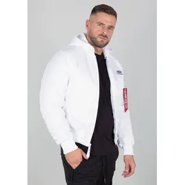 Alpha Industries Ma-1 Zh Back Print Jacke White / Black L