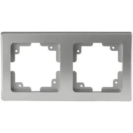 ChiliTec Delphi 2-fach Rahmen Silber/Grau 20x30 cm 2er Set