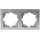 ChiliTec Delphi 2-fach Rahmen Silber/Grau 20x30 cm 2er Set