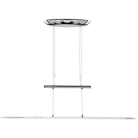 GLOBO LIGHTING LED Pendelleuchte, LED-Leuchtmittel fest verbaut, Neutralweiß, 18 Watt LED Pendellampe Hängeleuchte Deckenleuchte höhenverstellbar