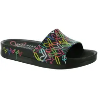 Skechers Cali Charm Trust Damen Flip-Flops, Schwarz, 40 EU - 40 EU