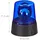 Relaxdays LED Blaulicht 2er Set Blau/Schwarz