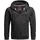 Alessandro Salvarini Sweatjacke ALESSANDRO SALVARINI "ASLomborio", Herren, Gr. L (52), schwarz, Obermaterial: 65% Baumwolle, 35% Polyester, Sweatjacken Sweatjacke, warme Kapuzenjacke