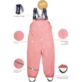 KILLTEC first instinct by killtec Unisex Fios 63 MNS Pnts Gummierte Regenhose, Rosa, 86/92, EU