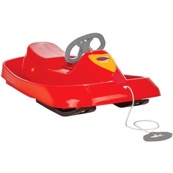 Jamara Snow Play Bob Ralley 100 cm rot mit Lenkrad und Bremse