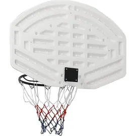 vidaXL Basketballkorb Weiß 90 x 60 x 2 cm