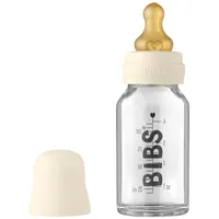 Bibs Baby Glass Bottle 110 ml, Ivory