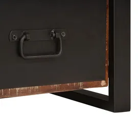 vidaXL Kleiderständer Bunt 40x40x90 cm Massivholz Recycelt