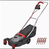 Skil Elektro Rasenmäher mit Fangkorb, 29cm Stadtrasenmäher Mäher
