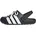 ADILETTE CLOG Schwarz/Weiß 44 5