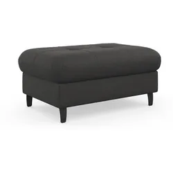 Hocker SIT & MORE "Marano", grau (anthrazit), B:102cm H:43cm T:67cm, 100% Polyester, Hocker, mit Stauraum