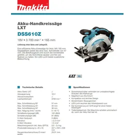 Makita AKKU-SPEZIALSET DLX6046