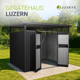 Juskys Gerätehaus Luzern 7,8 m2 Anthrazit