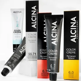 Alcina Color Creme Permanent Färbend 4.66 mittelbraun intensiv violett 60 ml