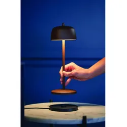 Zafferano Wiederaufladbare und dimmbare CIRCE Corten-LED-Tischleuchte
