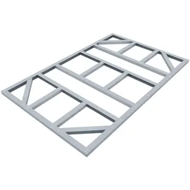 Globel Fundamentbodenrahmen 144 x 234 cm Silber