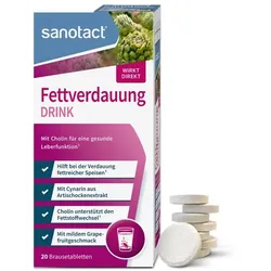 SANOTACT Fettverdauung Drink Brausetabletten 20 St