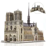 Cubic Fun CubicFun 3D-Puzzle Kathedrale Notre Dame de Paris Gotik Modellbau (MC260h)