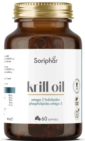 Soria Natural Neptune Krillöl Dose 60 Perlen