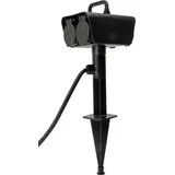 Kopp Gartenspieß mit 4 Schutzkontaktsteckdosen