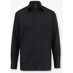 OLYMP  Herren Hemd  in Schwarz Luxor modern fit, Gr. 37