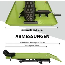 Trutzholm Hebebühne Metall 55 cm Grün