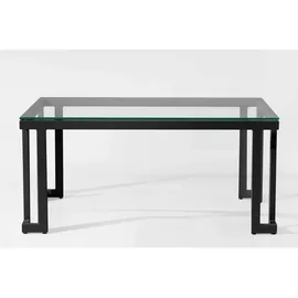 Konsimo TRIGLO Gartentisch 60 x 90 x 41 cm Dunkelgrau