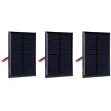 3pcs DC4V 150mA Solarpanel Zelle Leistungsmodul Polykristallines Silizium Solarpanel mit 30cm Kabel