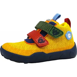 Affenzahn Knit Happy Paradies Vogel Klettschuh Gelb - Gelb - 28