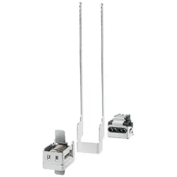 Siemens 6ES75905CA000AA0 SIMATIC S7-1500 Schirmungsset Peripherie für 35 mm-Module inkl. Einspeiseelement, Schirmbügel und Schirmklemme, VPE 5
