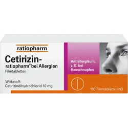 Cetirizin ratiopharm bei Allergien