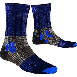 X-Socks X-Bionic Damen Trek Path Ultra Light Socken, Sand Beige/Midnight Blue, 38 EU