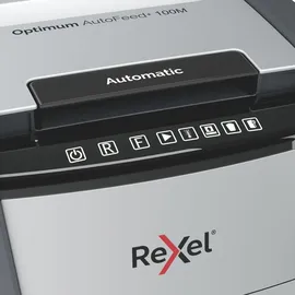 Rexel Optimum AutoFeed+ 100M Aktenvernichter mit Partikelschnitt